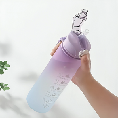 Bouteille de Sport avec indicateur de motivation - HoopyFit