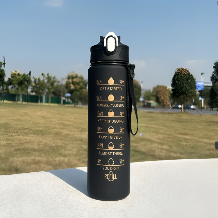 Bouteille de Sport avec indicateur de motivation - HoopyFit