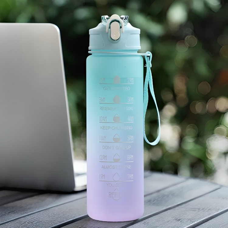 Bouteille de Sport avec indicateur de motivation - HoopyFit