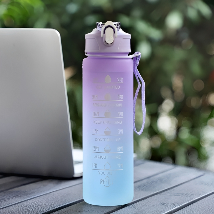Bouteille de Sport avec indicateur de motivation - HoopyFit