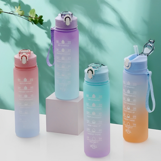 Bouteille de Sport avec indicateur de motivation - HoopyFit