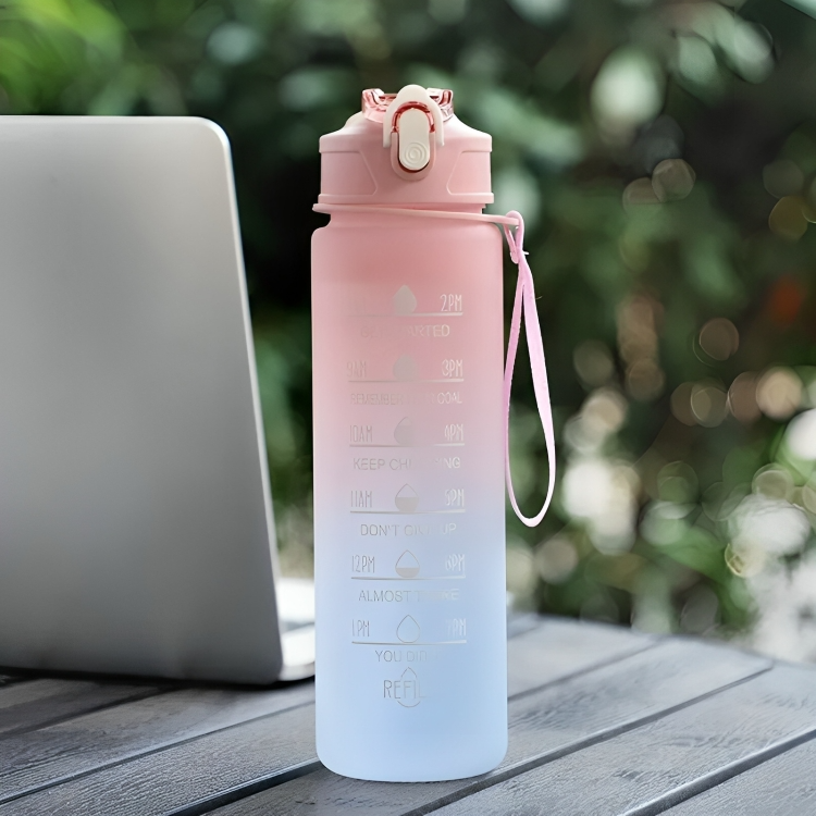 Bouteille de Sport avec indicateur de motivation - HoopyFit