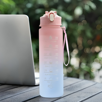 Bouteille de Sport avec indicateur de motivation - HoopyFit